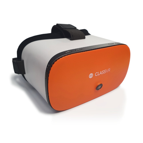 Ochelari Avantis ClassVR PREMIUM 64 Gb, Laborator Scolar de Realitate Virtuala, Set 4 casti si 4 controlere, Camera frontala cu focalizare automata 13MP, Ecran LCD HD 5.5 inch, Bluetooth, Wi-Fi, Portocaliu/Alb - imagine 4