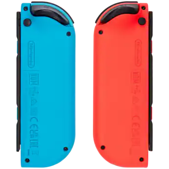 Set Controller Joy-Con Nintendo Switch HAC-015, Neon Red / Neon Blue - imagine 2