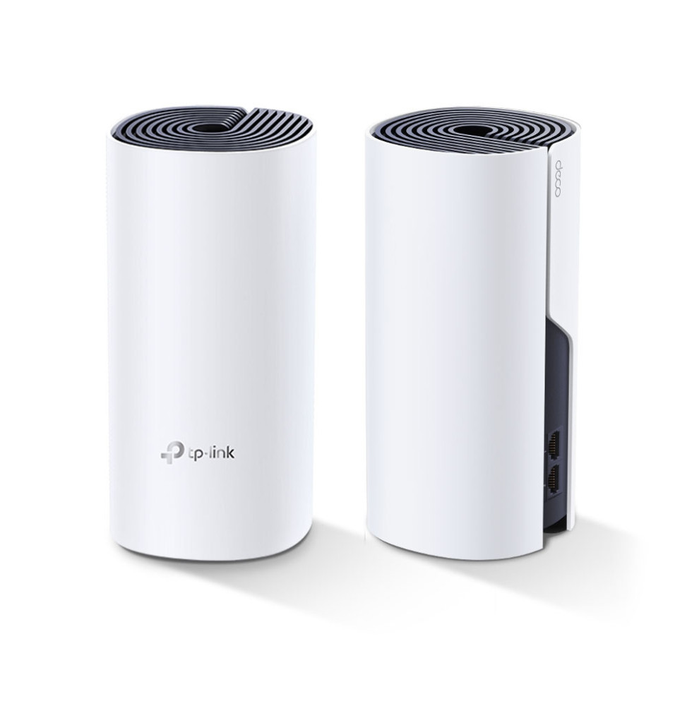 Sistem 2x Mesh TP-Link Deco P9 v1, Wi-Fi 5 Banda Duala 2.4 si 5GHz, Alb