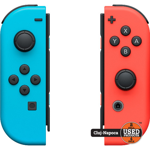 Set Controller Joy-Con Nintendo Switch, Neon Red-Blue