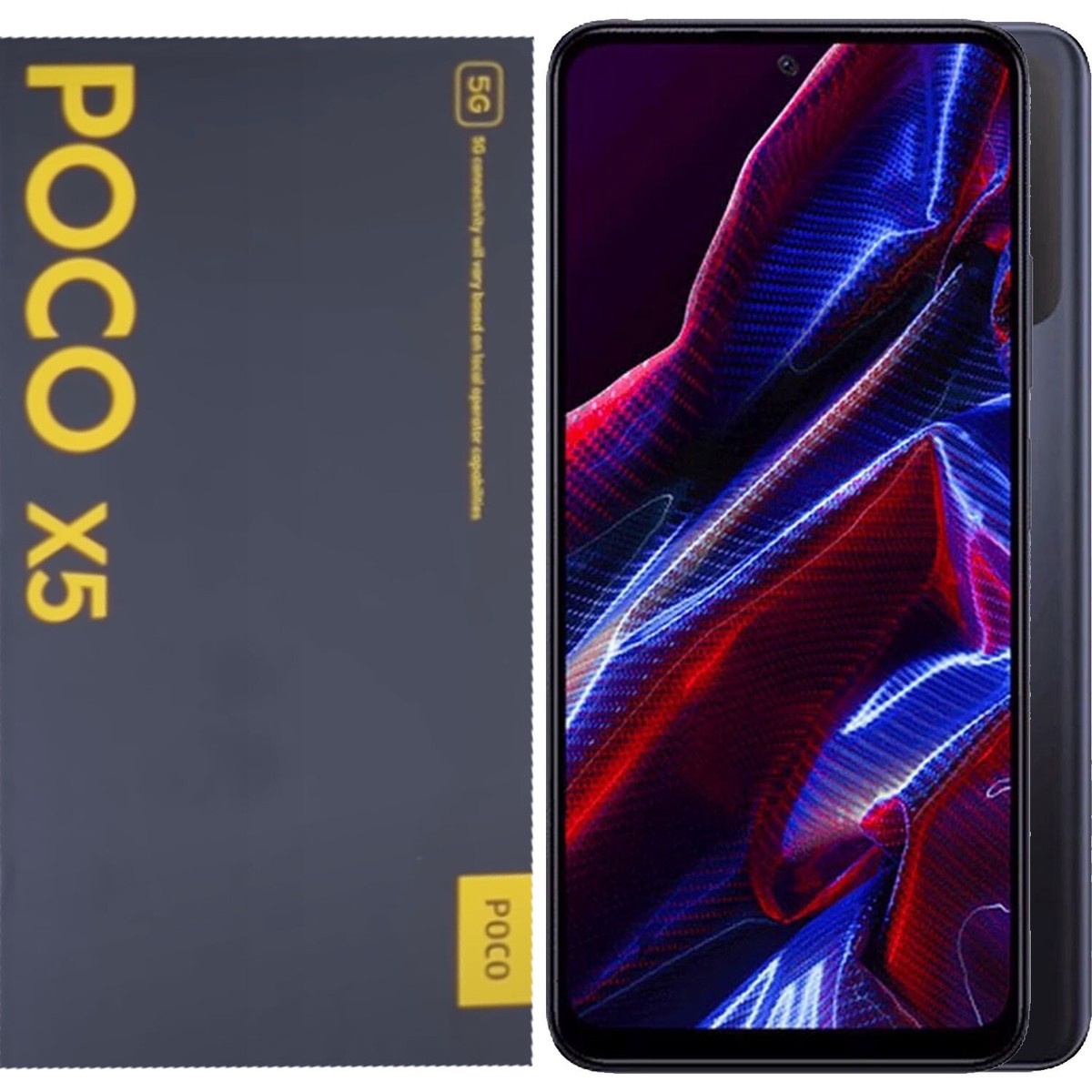 POCO X5 5G, 8GB RAM, 256GB ROM, Black - imagine 3