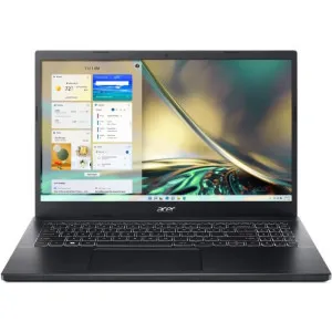 Laptop Gaming ACER Aspire 7 A715-76G-50FE, Display LED 15.6 inch IPS FHD, Procesor Intel Core i5-12450H 4.4GHz, 8-Core, 16 Gb RAM DDR4, SSD 512 Gb, nVidia GeForce RTX 2050 4 Gb, USB 3.2, USB-C, HDMI, Ethernet, Jack 3.5mm, Charcoal Black