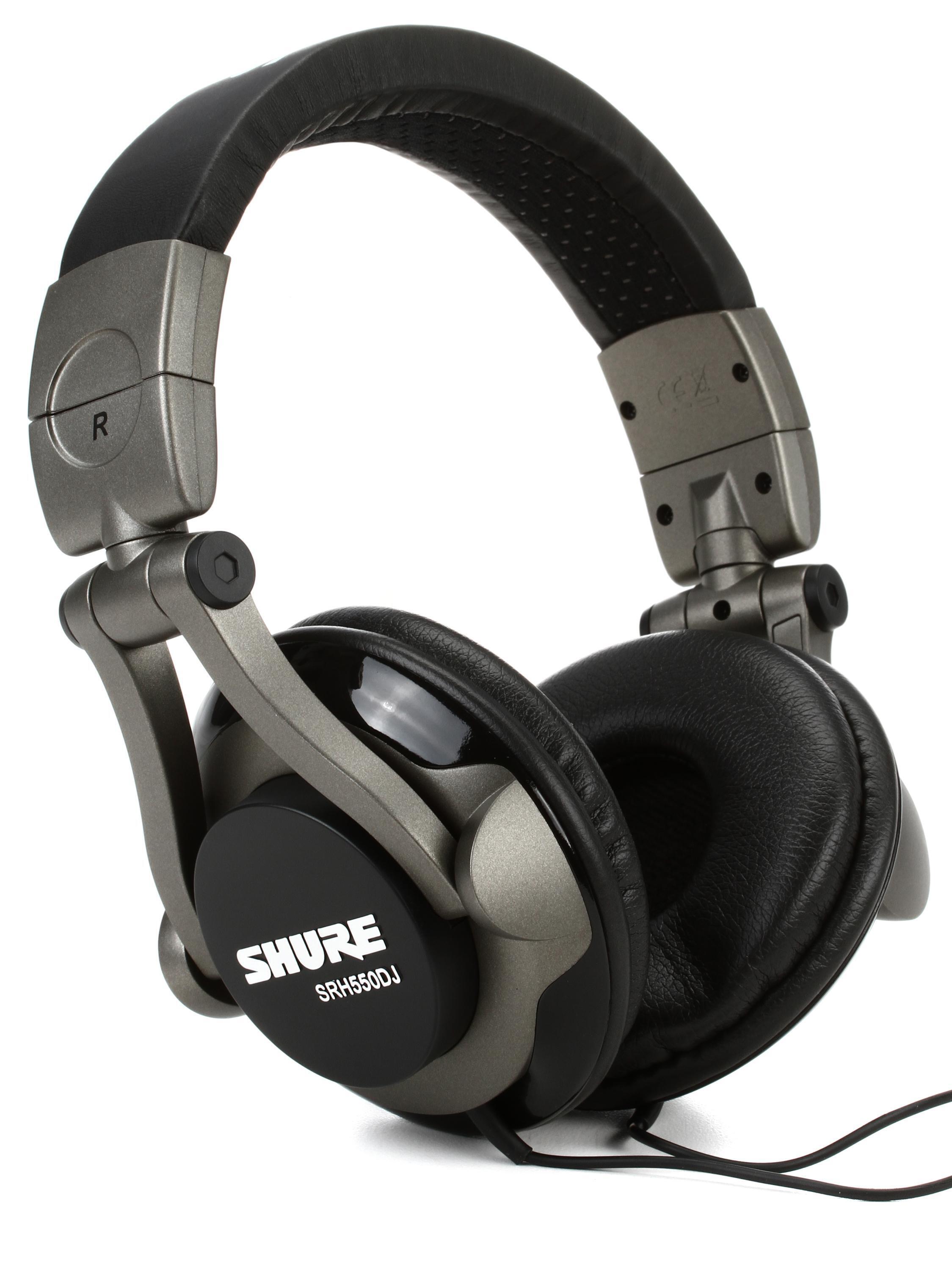 Casti DJ Shure SRH550DJ, 109 dB/mW, Intrare putere maximum: 3000 mW, 32 Ohm, Jack 6.3 mm
