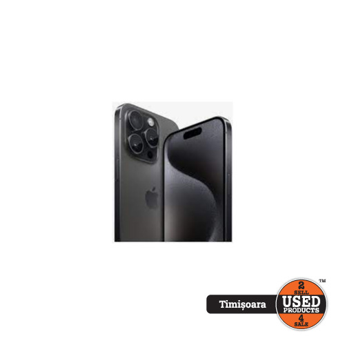 Apple iPhone 15 Pro 128 Gb, Black Titanium - imagine 2