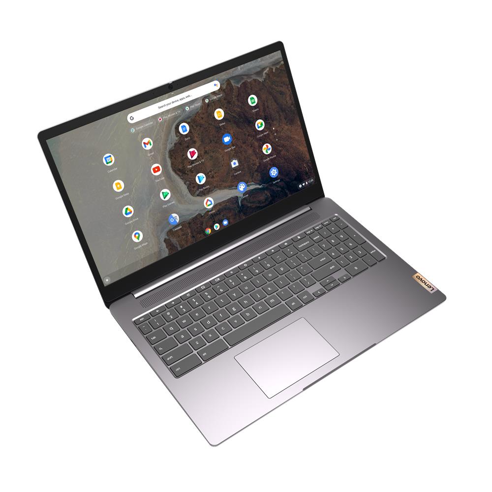 Laptop Lenovo IdeaPad 3 Chrome 15IJL6, Display 15 inch FHD, Procesor Intel Celeron N4500 2.8GHz, 8 Gb RAM, SSD 128 Gb eMMC, USB, USB-C, HDMI, Micro SD Card Reader,Abyss Blue - imagine 2