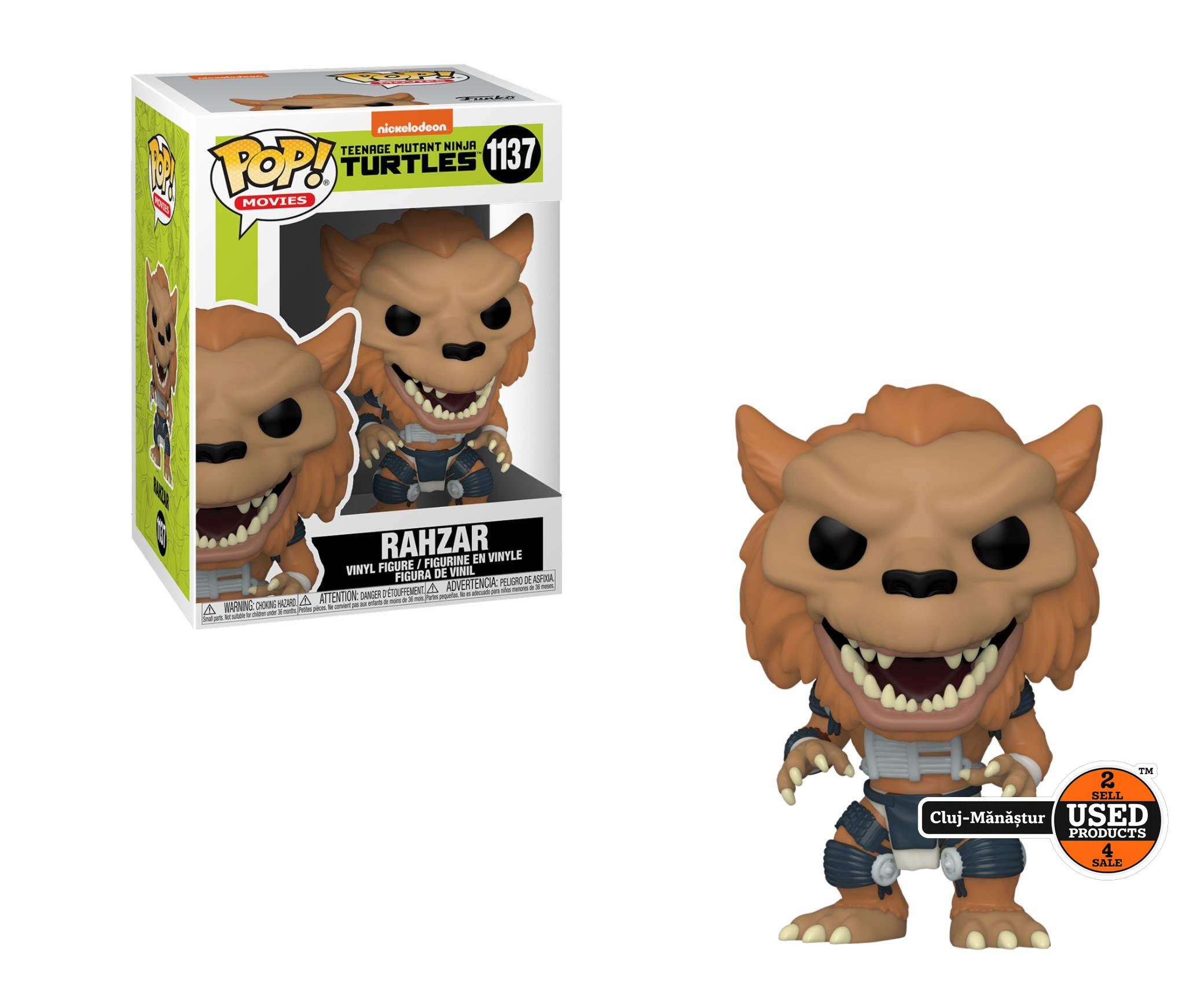 Figurina de vinil Funko POP! Movies Teenage Mutant Ninja Turtles 2 Rahzar 1137 - imagine 2