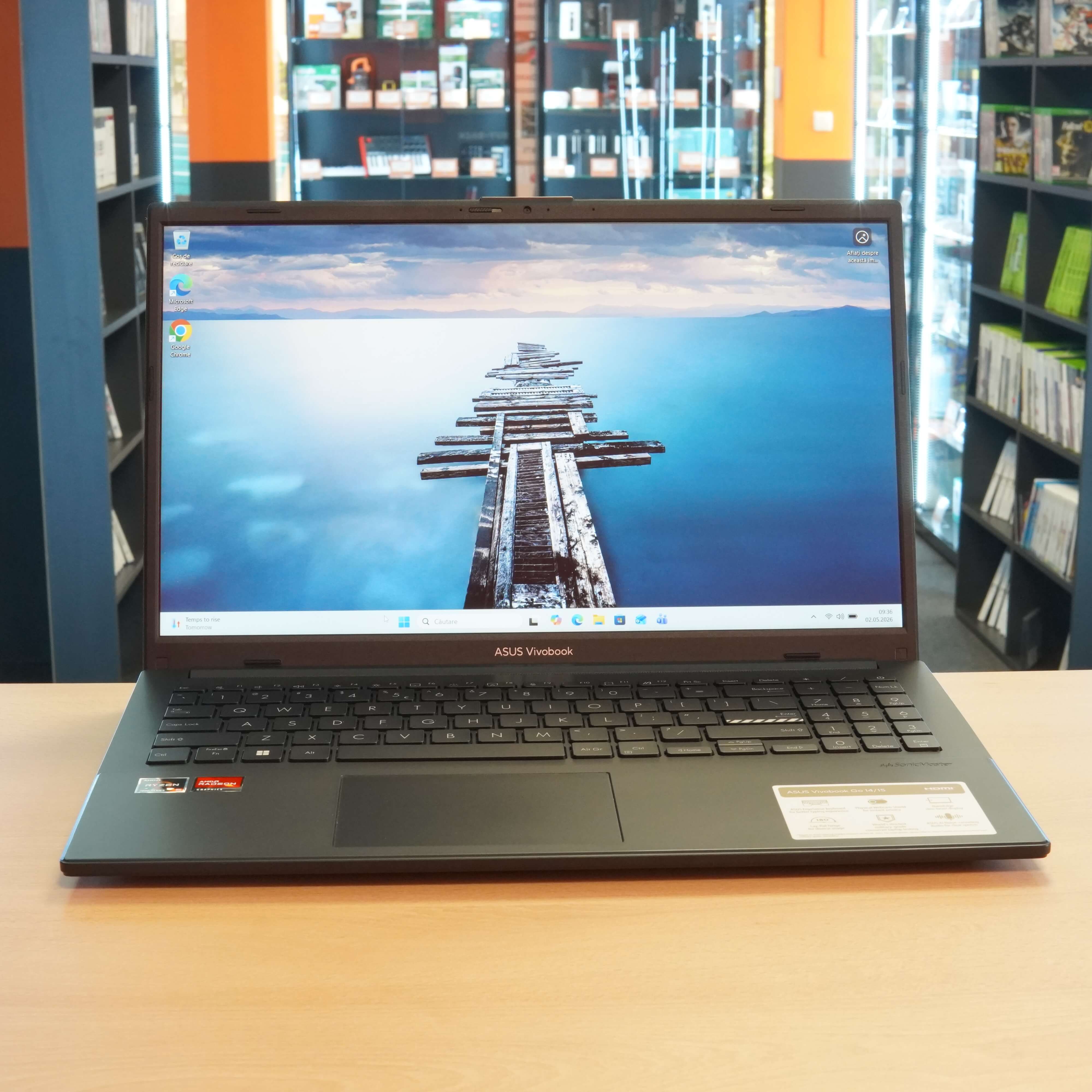Laptop Asus Vivobook L1504F 15.6'' AMD Ryzen 5 7250U 16 GB DDR4, 512 GB, Midnight - imagine 5