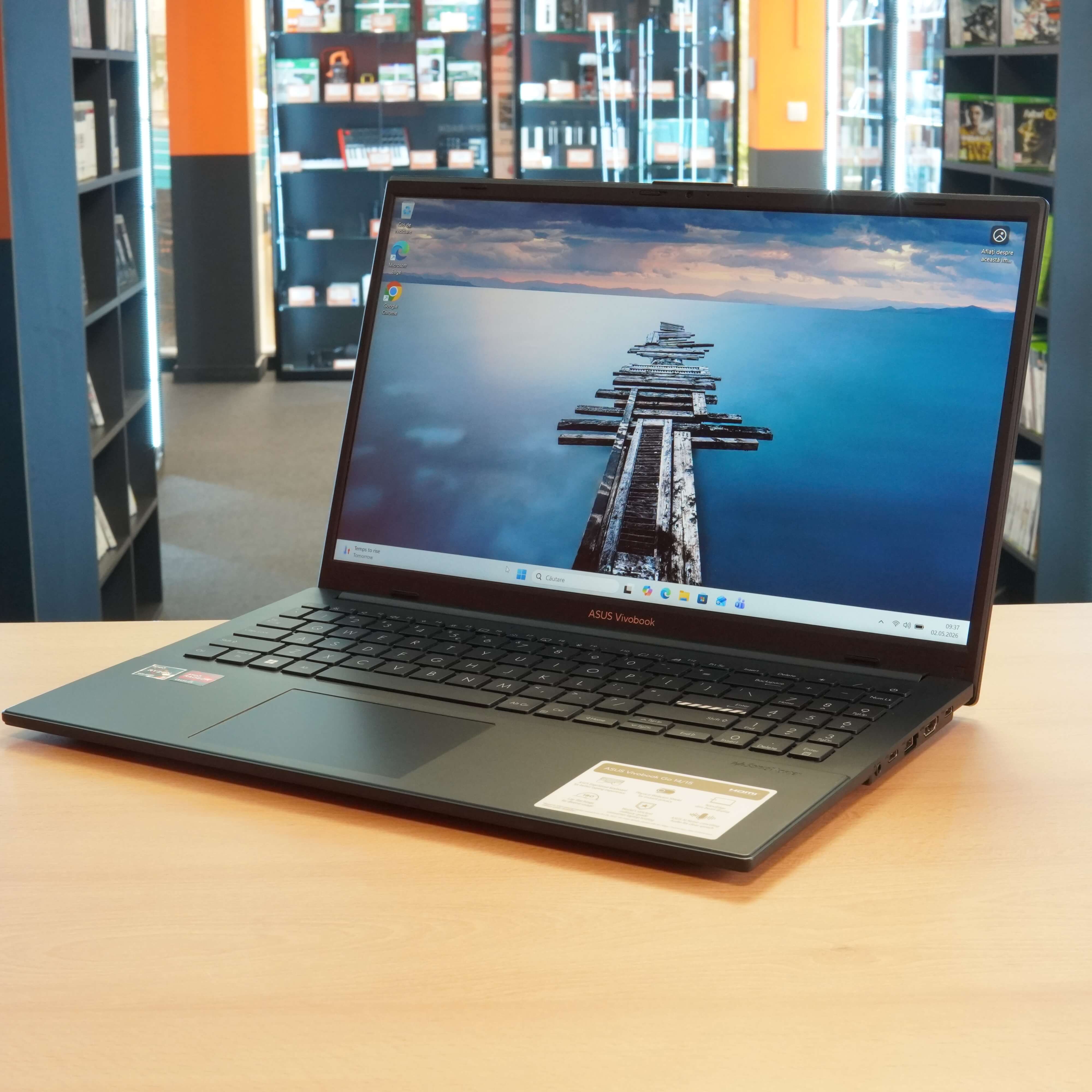 Laptop Asus Vivobook L1504F 15.6'' AMD Ryzen 5 7250U 16 GB DDR4, 512 GB, Midnight - imagine 3