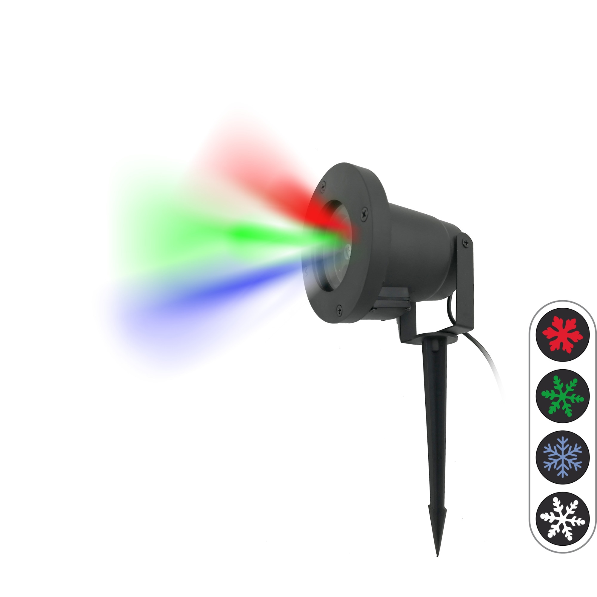 Proiector decorativ LED Well Home RGB, efect fulgi de nea, utilizare exterior