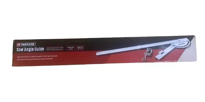 Parkside Saw Angle Guide, Gradatie Longitudinala 0-77 cm, Gradatie Unghi 70-0-70 Grade