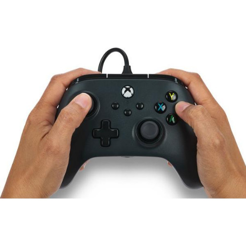 Controller cu fir PowerA compatibil Xbox ONE / SeriesX/S / PC, Black - imagine 2