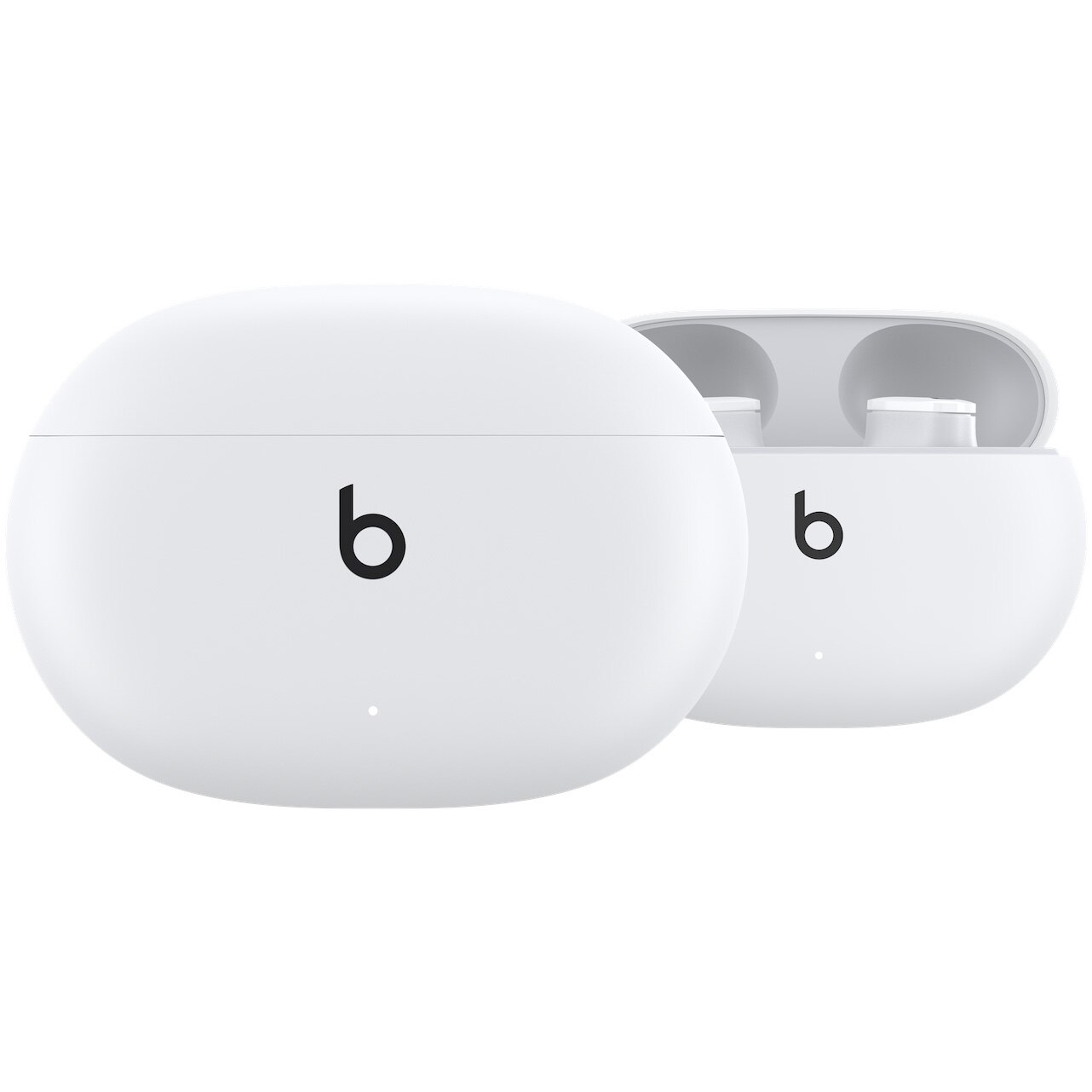 Casti wireless Beats Studio Buds, Model A2514, In-Ear, Bluetooth, Functie Active Noise Cancelling, Rezistenta IPX4, Alb