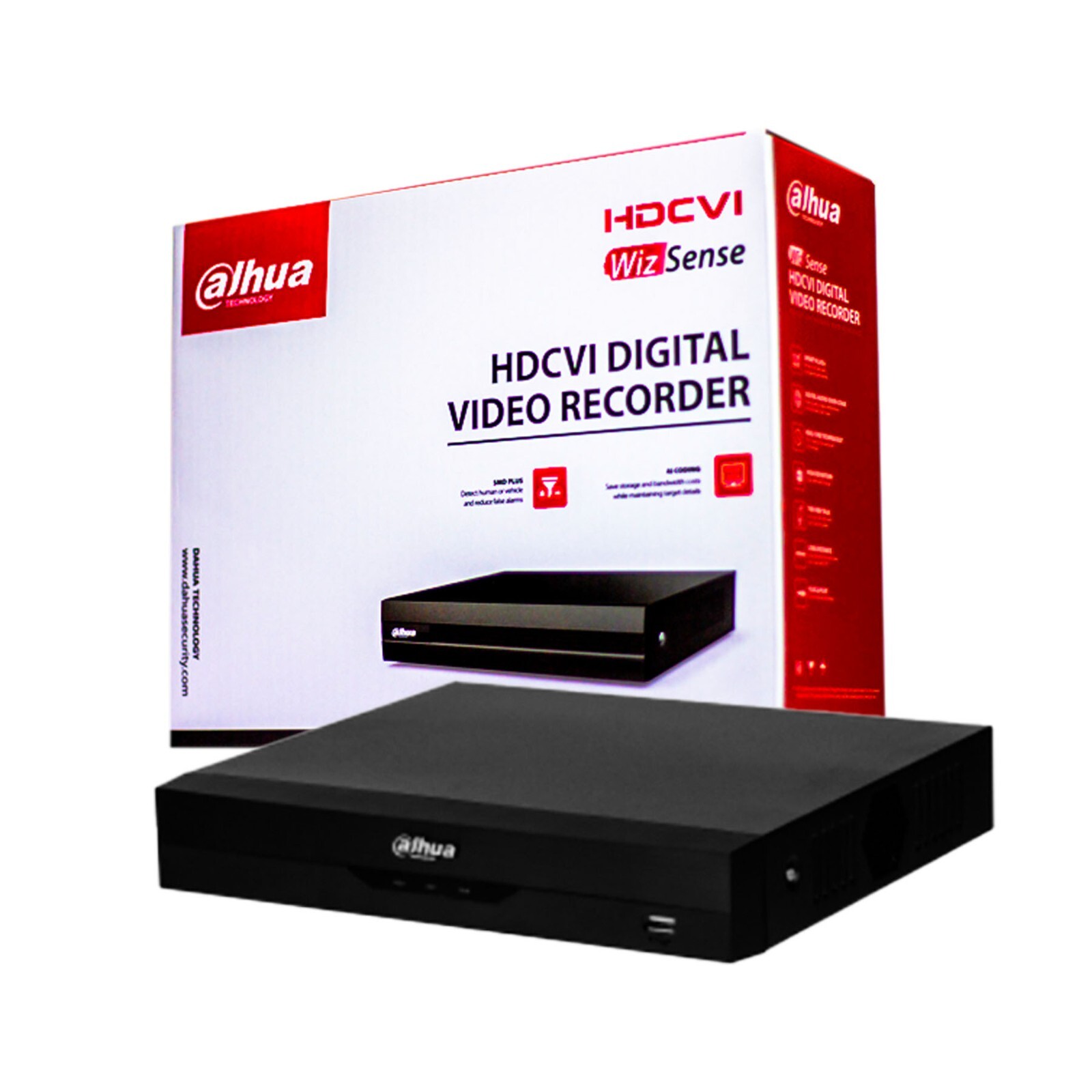 DVR Dahua XVR5104HS-I3, 4 canale analogice, 5MP, WizSense, AI Coding, H.265+, recunoastere faciala, protectie perimetru, SMD Plus, 6 canale IP 6MP, audio prin coaxial, 1 port SATA pana la 16TB, HDMI, VGA + HDD 1 TB