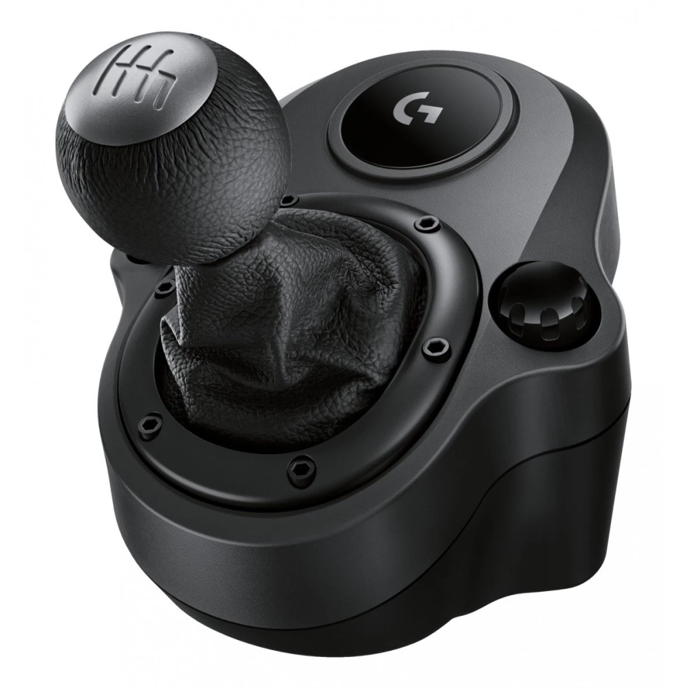 Set volan si pedale gaming Logitech TrueForce G923 + Schimbator Joystick Logitech Driving Force pentru PC, PS4, PS5 - imagine 4