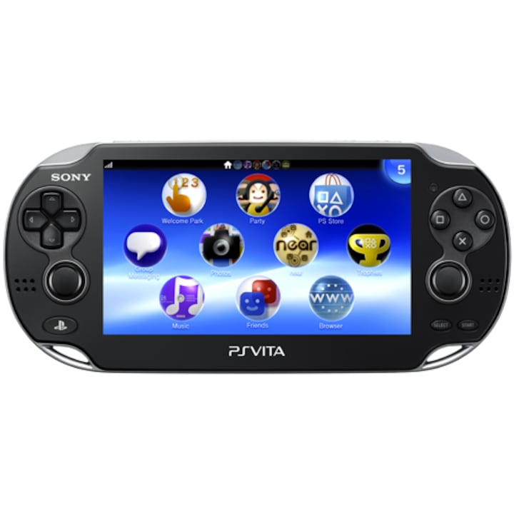 Consola SONY PlayStation Vita PCH-1004, Wi-Fi, OLED, Touchscreen, Bluetooth , Negru + microSD PS Vita 16 Gb - imagine 2