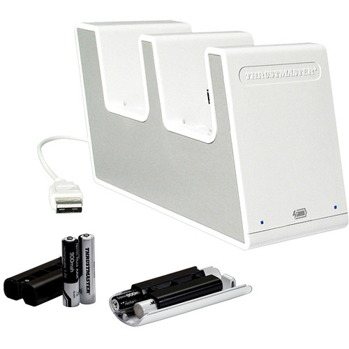 Statie de Incarcare Controllere Thrustmaster pentru Nintendo WII, Alb - imagine 3