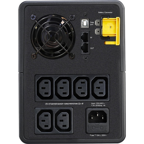 UPS APC BX1600MI Line-Interactive Back, 900W, 6 prize, Alarma, Fara management, Negru - imagine 4