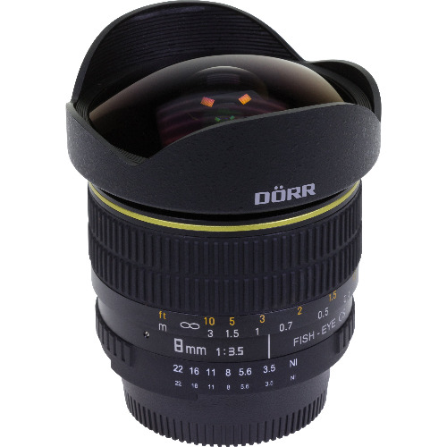 Obiectiv Dorr 8mm 1:3.5 Fish-Eye CS, Montura Nikon - imagine 2