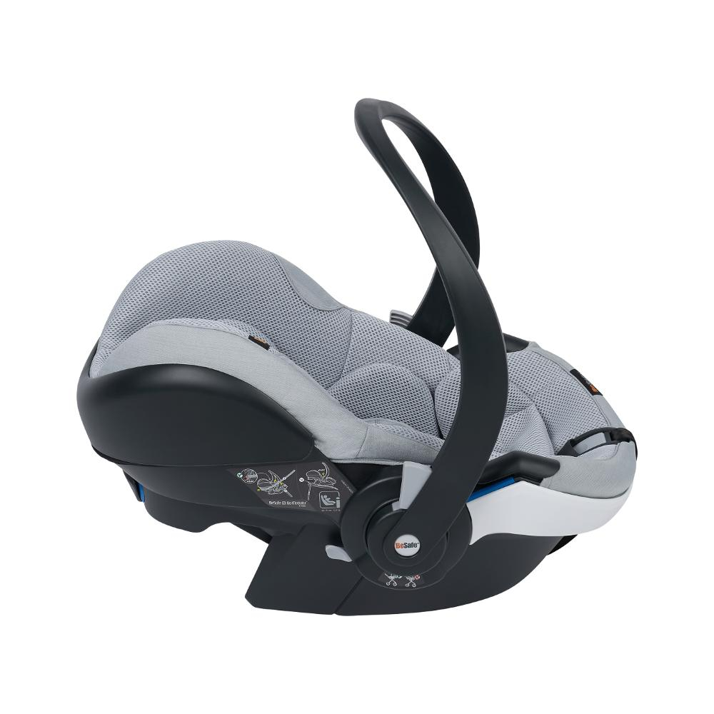 Scaun auto BeSafe iZi Go Modular X1 i-Size Grey Melange, 40-75 cm, 0-13 Kg