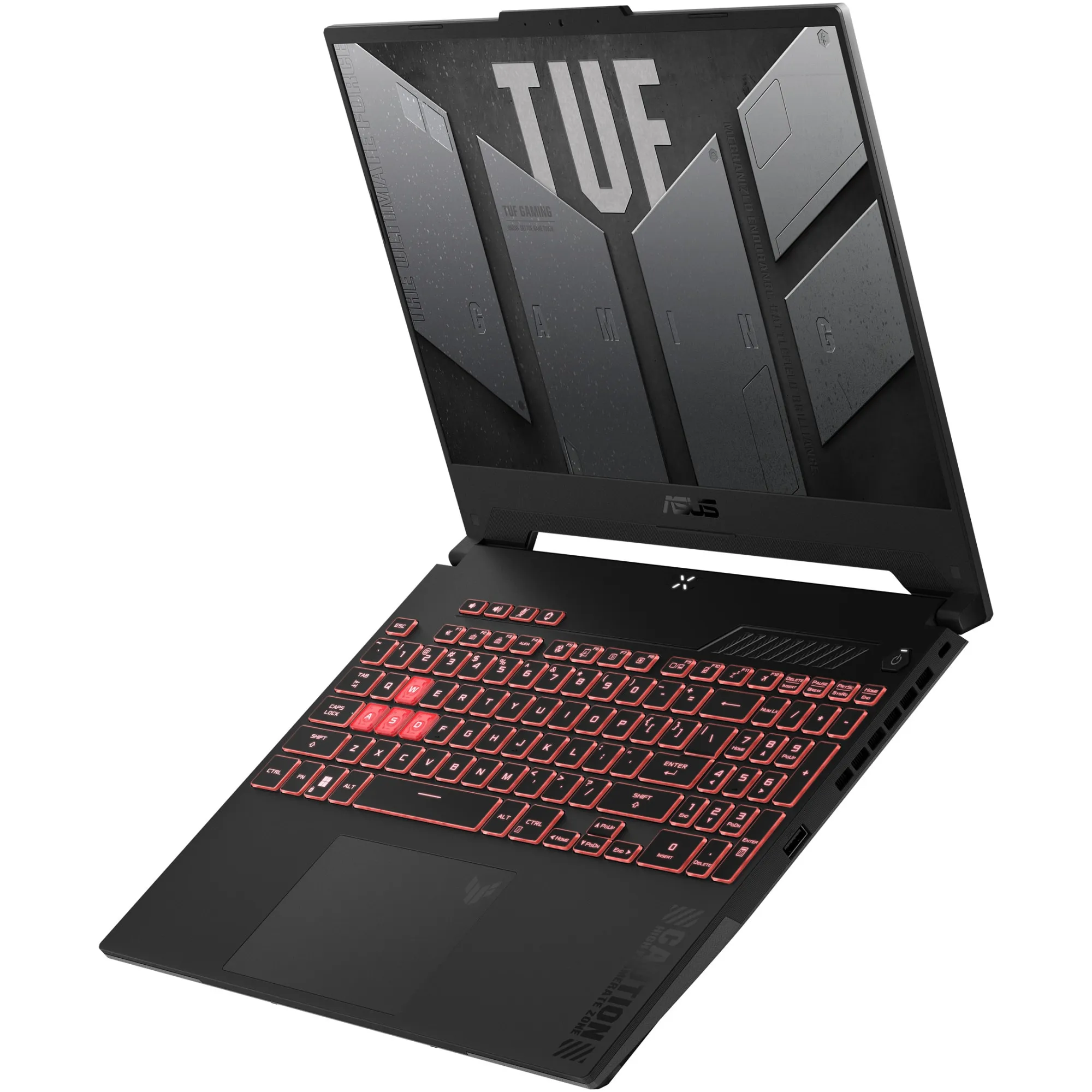 Laptop Gaming ASUS TUF A15 FA507UV-LP170, AMD Ryzen 9 8945H pana la 5.2GHz, 15.inch FHD, 16GB RAM , SSD 512GB, NVIDIA GeForce RTX 4060 8GB, Mecha Gray, AZERTY - imagine 2