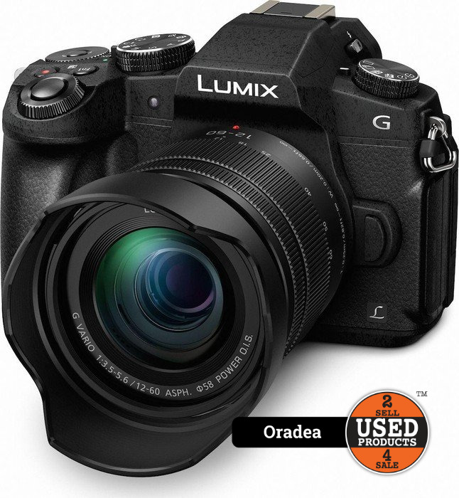 Aparat foto Panasonic Lumix DMC-G6, 16.05 Mp, FHD, Wi-Fi, NFC, Obiectiv G Power Aspherical 12-60mm 3.5-5.6