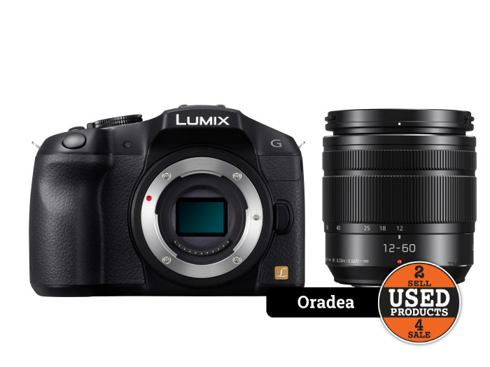 Aparat foto Panasonic Lumix DMC-G6, 16.05 Mp, FHD, Wi-Fi, NFC, Obiectiv G Power Aspherical 12-60mm  3.5-5.6 - imagine 2
