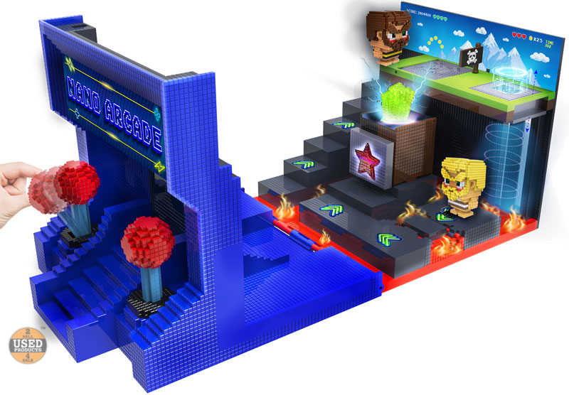 Set de joaca NanoBytes Bandai Nano Arcade Micro PlaySet - imagine 2