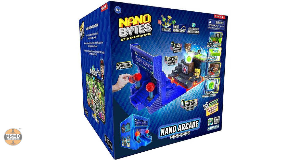 Set de joaca NanoBytes Bandai Nano Arcade Micro PlaySet