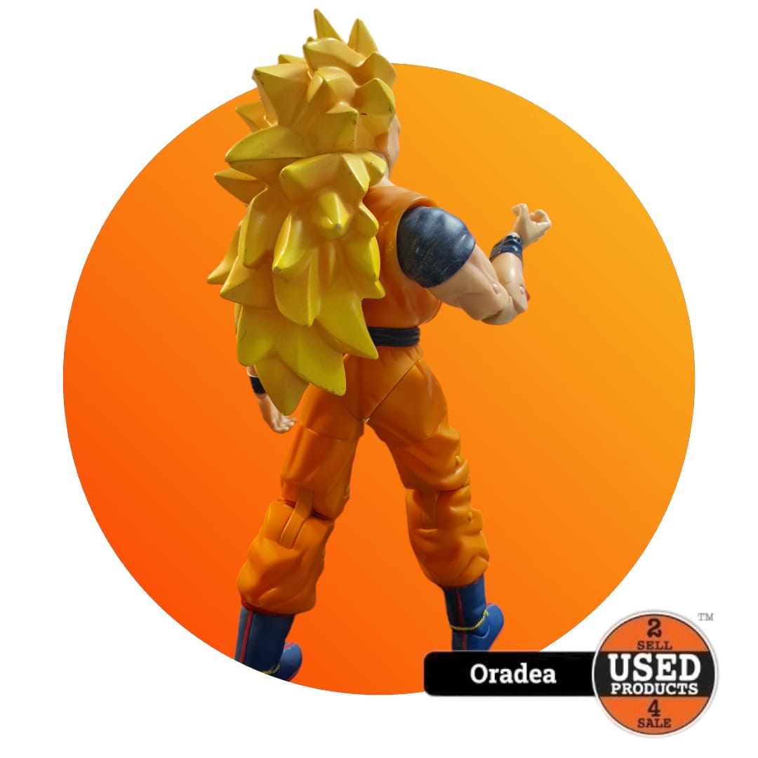 Figurina de actiune vintage Dragon Ball Giochi Preziosi 1989, Super Saiyan Goku, 34 cm - imagine 2