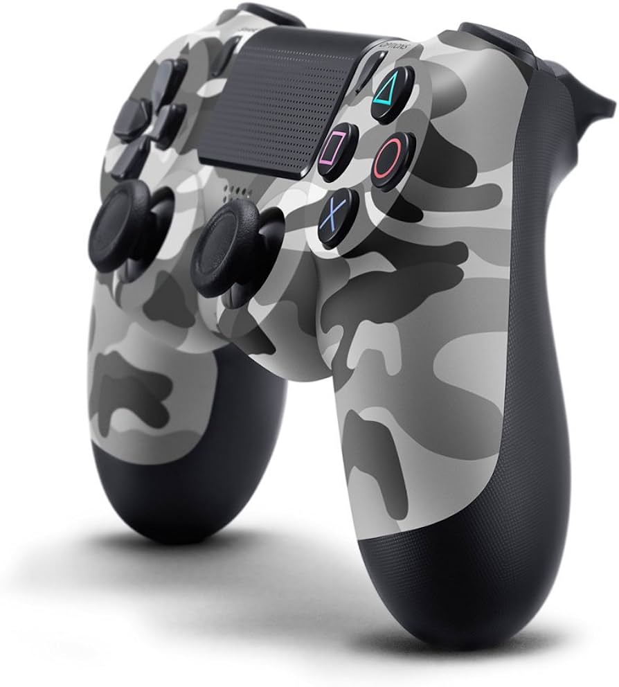 Controller wireless DoubleShock 4, pentru PS4, Gray Camo