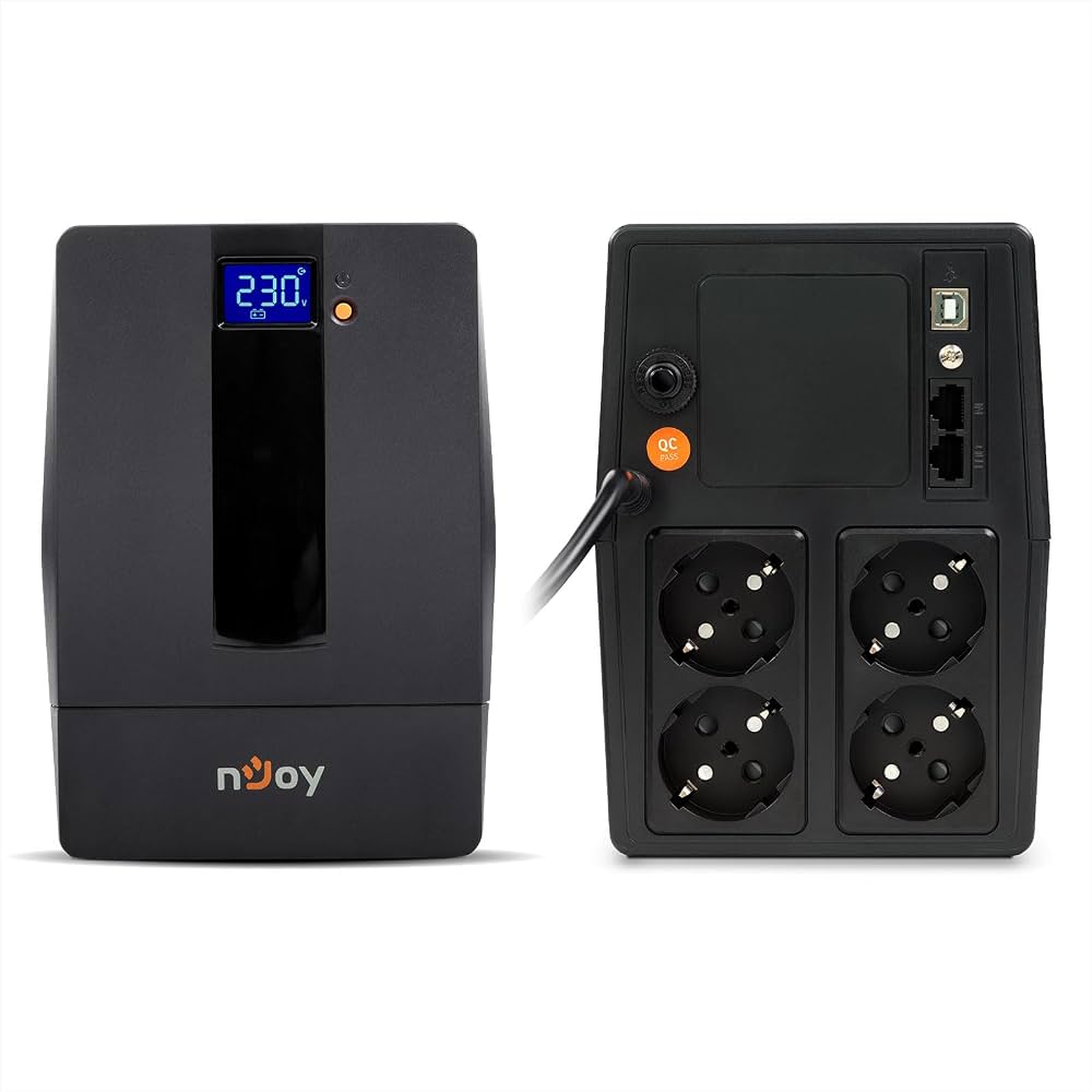 Sursa Neintreruptibila Line-Interactive nJoy Horus Plus 2000, 2000 VA/1200W, LCD Tactil