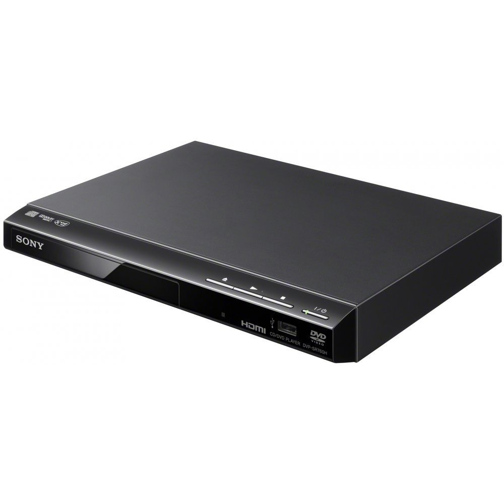 DVD Player Sony DVP-SR760H, Upscaling Full HD 1080p, HDMI, USB 2.0, Coaxial, SCART, Fara Telecomanda, Negru - imagine 2