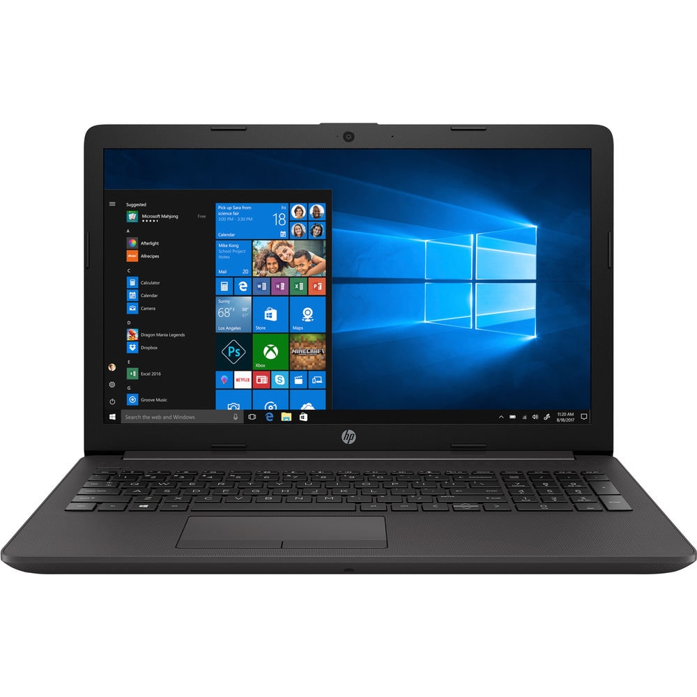 Laptop HP 250 G7 15.6 Inch, Procesor Intel Core i3-7020U 2.3 GHz, 4 Gb RAM DDR4, HDD 500 Gb, Intel HD Graphics 620, Negru