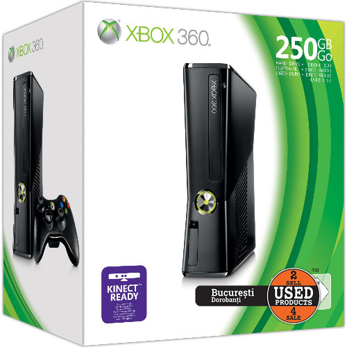 Consola Xbox 360 S 250 Gb + Controller + Senzor Kinect - imagine 3