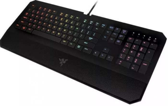 Tastatura Gaming Razer DeathStalker Chroma RZ03-0150, Membrana, Chroma RGB, USB, Black
