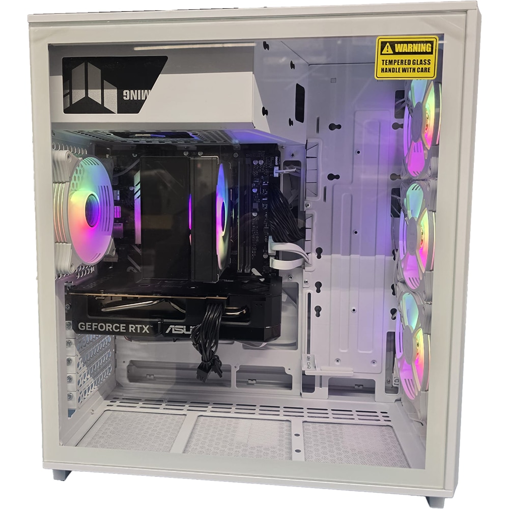 Sistem Desktop Gaming MYRIA Vision V121 Powered by ASUS, Intel Core Ultra 5 225F pana la 4.9GHz, 16GB DDR5, SSD 1TB, NVIDIA GeForce RTX 5060 8GB - imagine 2