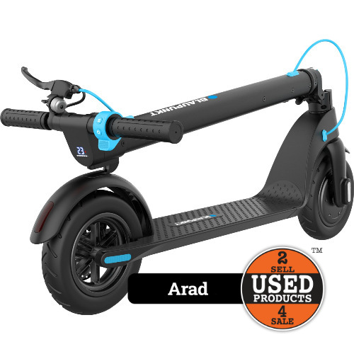 Trotineta electrica Blaupunkt ESC808, viteza max. 25 km/h (3 viteze), autonomie max. 20 km, pliabila, motor 350W, cruise control, roti 8.5 inch tubeless - imagine 2