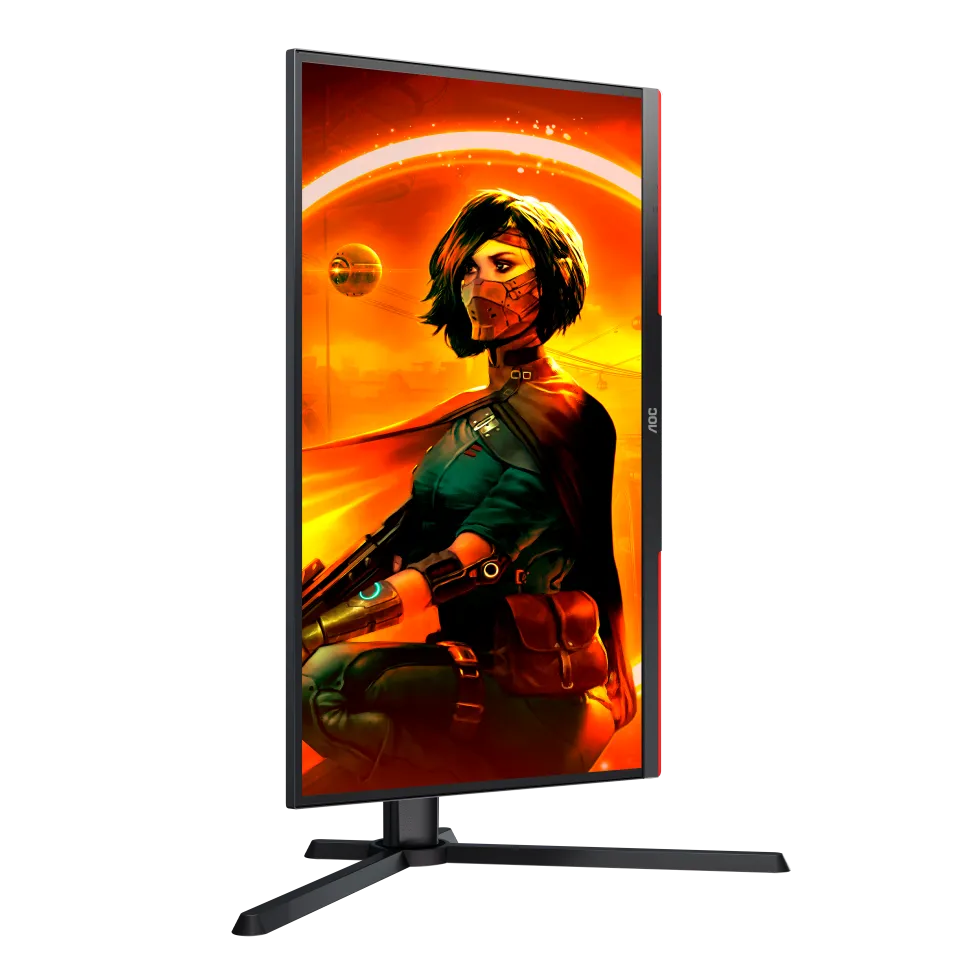 Monitor Gaming AOC 25G3ZM 24.5 inch FHD, WLED, VA, 240Hz, 1ms, HDMI, DisplayPort, USB hub, Pivot, Negru - imagine 3