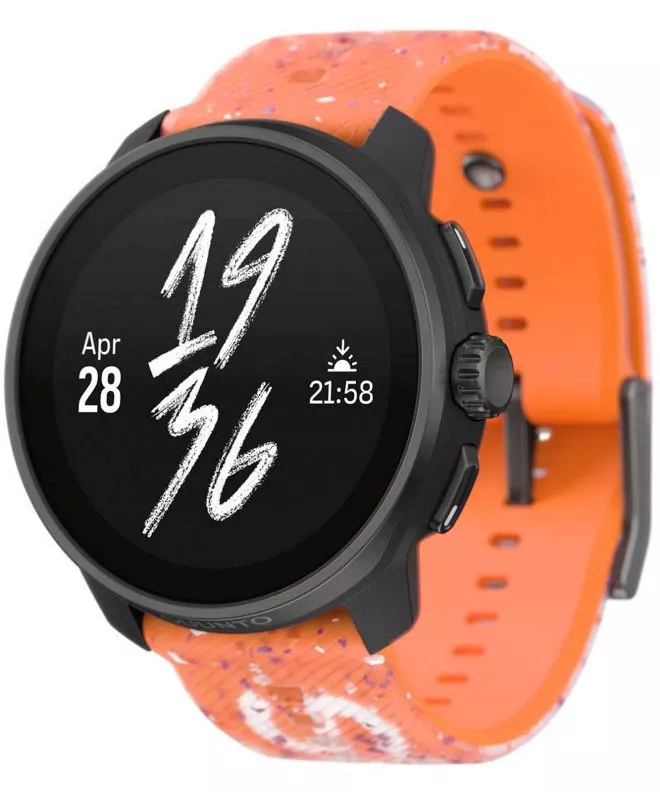 Smartwatch Sport Suunto Race S 45 mm, 5 ATM, Otel, Power Orange