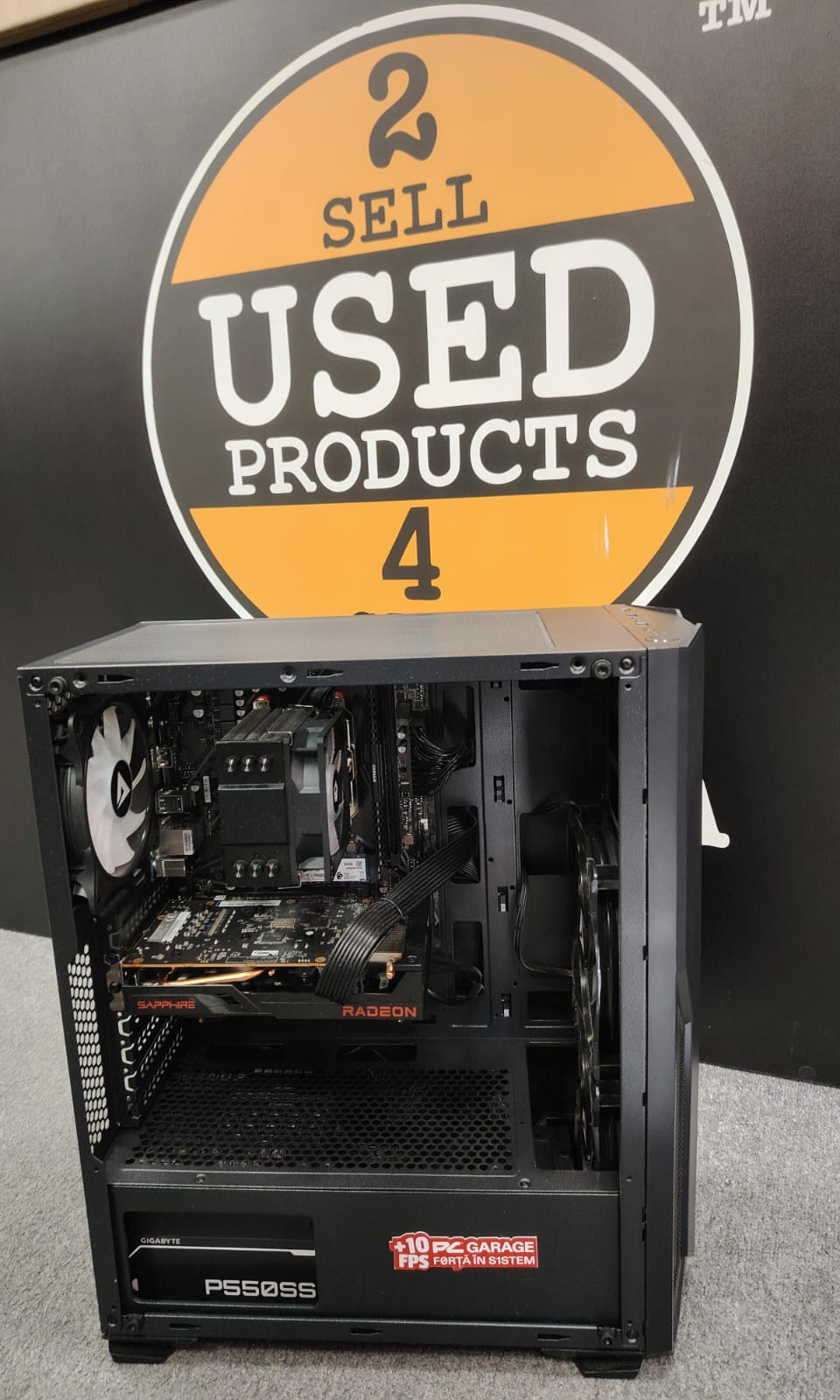 Unitate PC Gaming Alpha Gear, Procesor AMD Ryzen 5 3600, Placa De Baza Gigabyte A520M K V2, 16 Gb RAM DDR4, AMD Radeon RX 6500 XT 8 Gb, Sursa Gigabyte P550SS 550 W - imagine 3