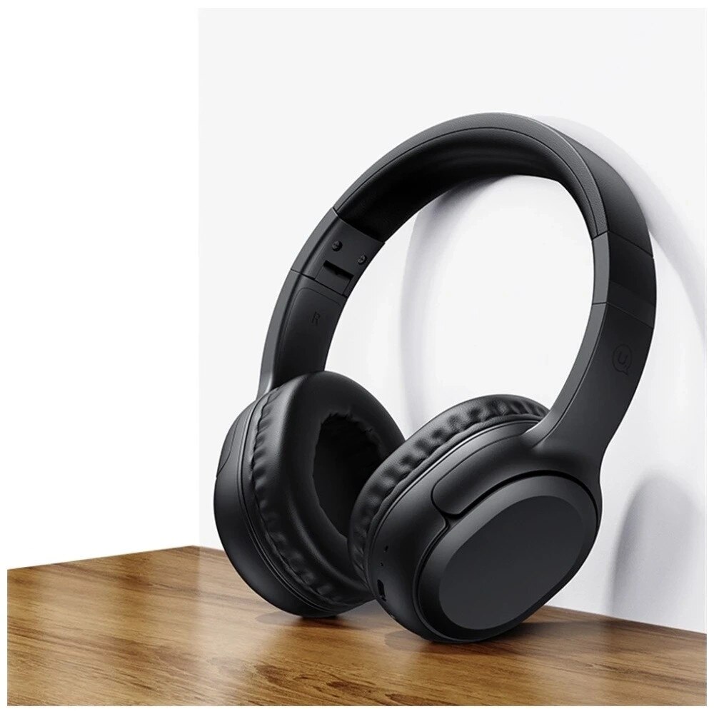 Casti USAMS YG23, Yun Series, BT 5.3, Over-Ear, 40H, Negru - imagine 4