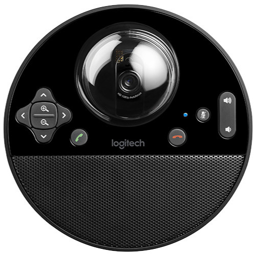 Camera Web Logitech ConferenceCam BCC950, 1080p FHD, Microfon, Focalizare automata, USB, Telecomanda, Negru - imagine 3