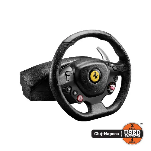 Volan si pedale Thrustmaster T80 RW Ferrari 488 GTB compatibil PS4, PS5, PC - imagine 3