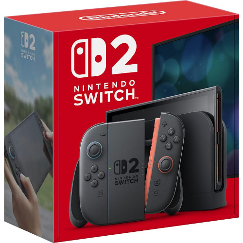 Consola Nintendo Switch 2, Display 7.9 inch, 120Hz, Wi-Fi 6, USB-C, Blue/Light Red JoyCon