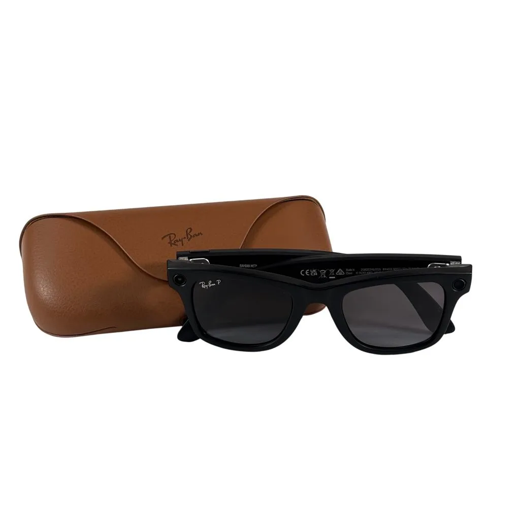 Ochelari Smart Ray-Ban Meta Wayfarer RW4006, Wireless, Bluetooth, Microfon, Smart Glasses AI, Negru