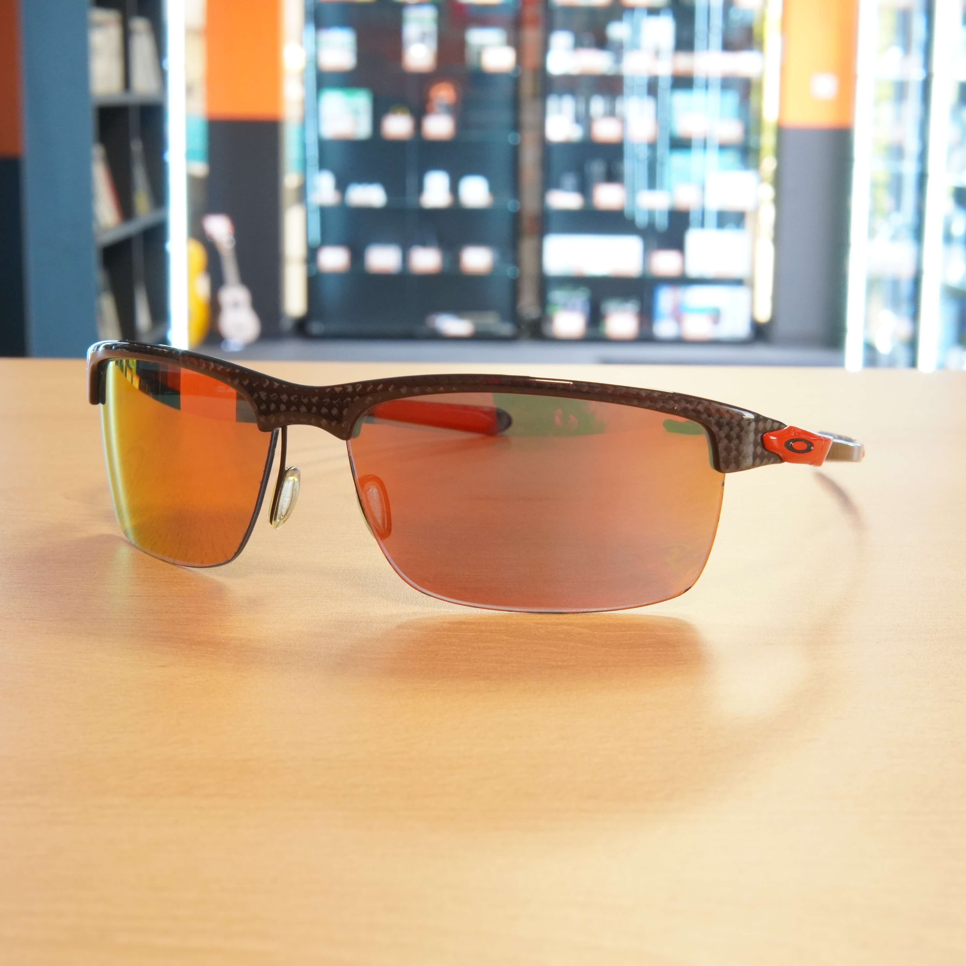 Ochelari Sport Oakley OO9174-06, Carbon Blade Ferrari Red Polarized, 66x10 121 - imagine 2