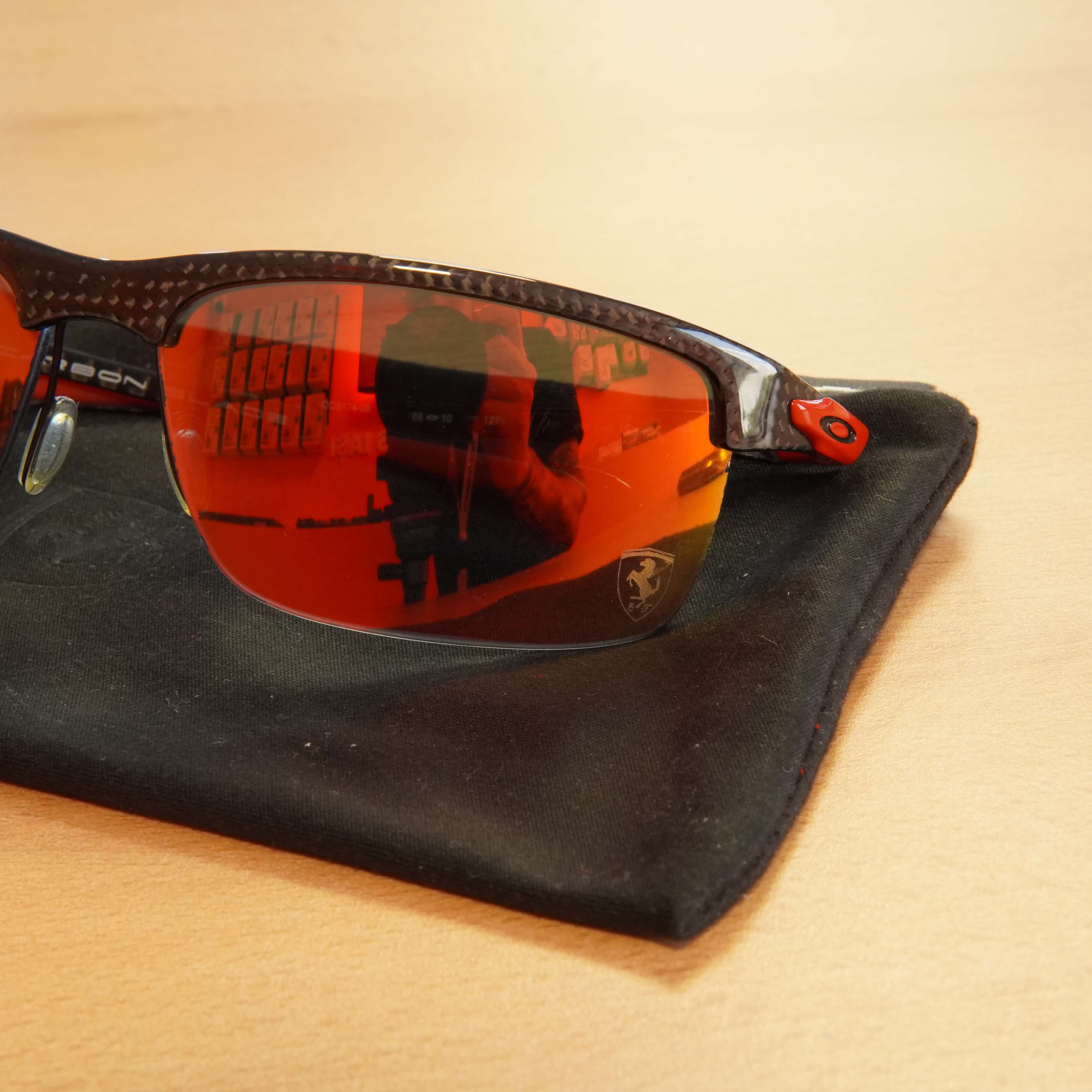 Ochelari Sport Oakley OO9174-06, Carbon Blade Ferrari Red Polarized, 66x10 121 - imagine 5