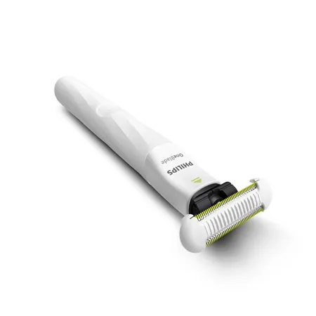 Aparat de Ras si Tuns PHILIPS OneBlade Intimate QP1924/22, SkinProtect, Wet & Dry, Autonomie 30 Minute, Alb - imagine 2