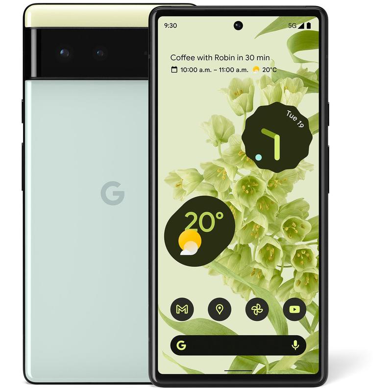 Telefon mobil Google Pixel 6 5G, 128 Gb, Dual SIM, Sorta Seafoam