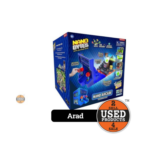 Set de joaca NanoBytes Bandai Nano Arcade Micro PlaySet - imagine 2